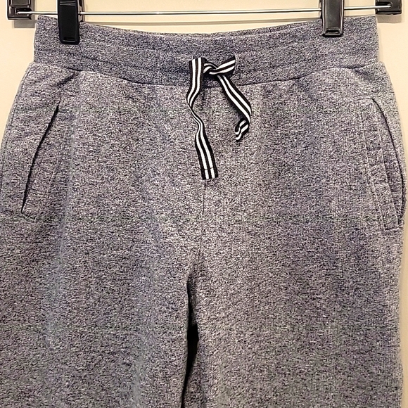 Payton & Parker boys jogger sweatpants size 10/12 black & white knit - Picture 2 of 7